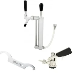 Sæt med picnic-pumpe med stempelhane 5/8 Co2-udgang, KEG:Type S New