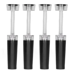 4st vakuumvinpropp Sakta ner oxidation Håll fräschhet Läcksäker Hållbar återanvändbar vinflaskpropp Sale