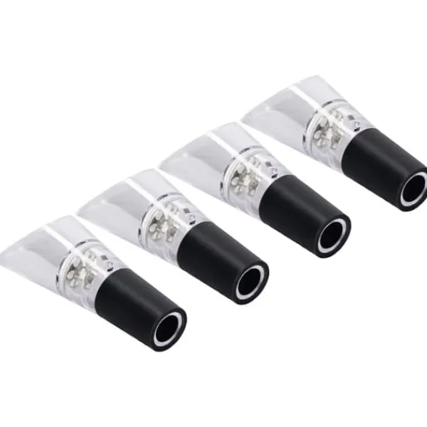 4st vinluftare hällare PC Miljövänlig karaffpipstång Tillbehör för hushållsfestSilver