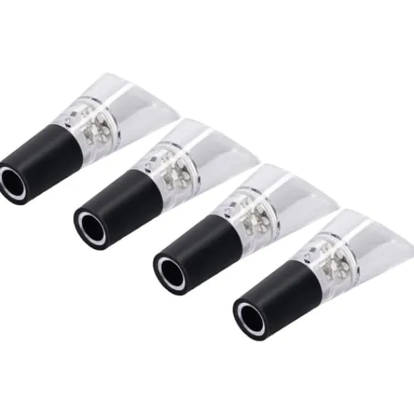 4st vinluftare hällare PC Miljövänlig karaffpipstång Tillbehör för hushållsfestSilver