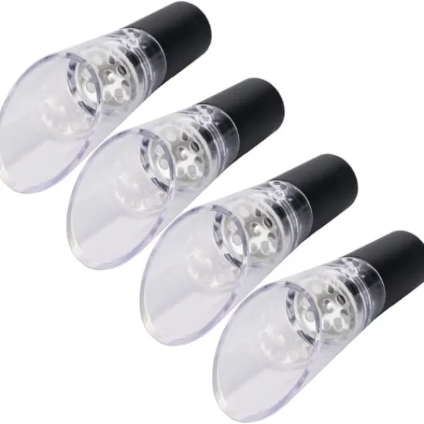 4st vinluftare hällare PC Miljövänlig karaffpipstång Tillbehör för hushållsfestSilver