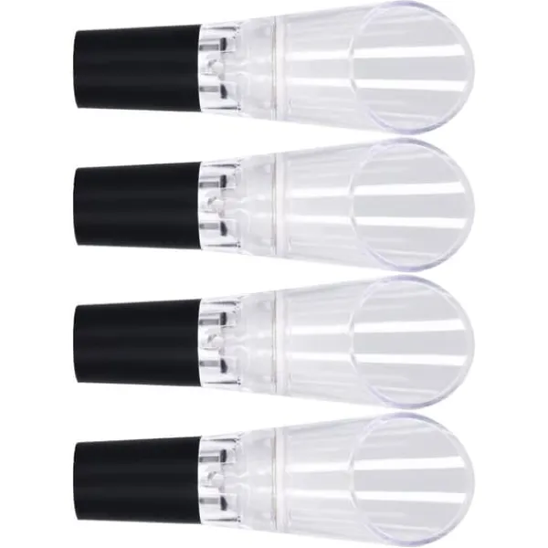 4st vinluftare hällare PC Miljövänlig karaffpipstång Tillbehör för hushållsfestSilver