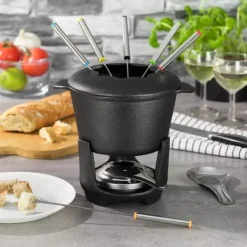 STØBEJRN FONDUE SÆT TIL 6 PERSONER KINGHOFF KH-1195 Clearance