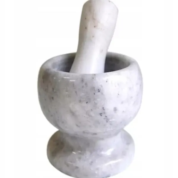 Mortere & Pistiller>STEN KØKKENMØRTEL TIL KRYDDER MED STØTTER TIL URTER KRYDERDE XL