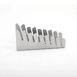 Stilfuld holder til glasbrikker i rustfrit stål til moderne hjem Model 1 Hot