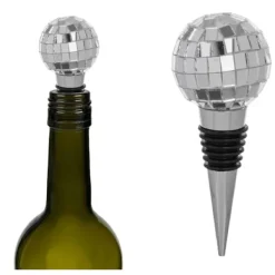 Flaskepropper>Stilfuld Vinkork / Flaskekork i Diskokugle Form Ø4x9cm