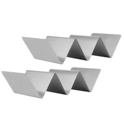 Tilbehør Til Madservering>stk. opbevaringsstativ til taco-pandekager i rustfrit stål til restaurant, hotel, hjemmekøkken, type 3