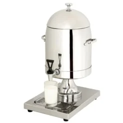 Drikkevareautomater>Stål mælkedispenser til juice og drikkevarer 10,5L - Hendi 425343