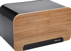 Brødkasser & Brødposer>STÅLBRØDBAGER MED SKÆREBRÆT KINGHOFF KH-1071