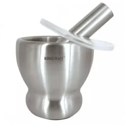 STÅLMØRTEL MED DÆKNING KINGHOFF KH-1661 Outlet