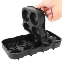 Stor silikone isform til 8 iskugler rundt isterninger kugler kugler Best