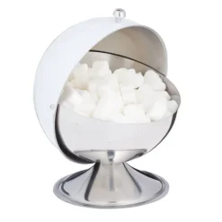 Sukkerskål, 16x13x14,5 cm, Rustfrit stål Hot