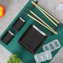 Tilbehør Til Madservering>SUSHI SERVERINGSSÆT til 2 personer 259399