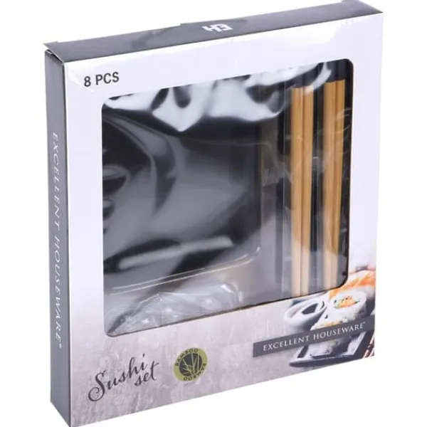 Tilbehør Til Madservering>SUSHI SERVERINGSSÆT til 2 personer 259399