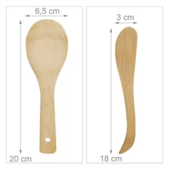 Sushi sæt, bambus, 23x23 cm, natur Sale