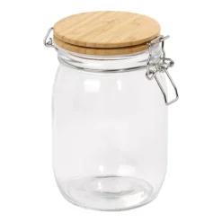Tala Glaskrukke m/låg af bambustræ 980 ml Best