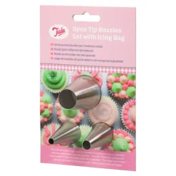 Tala Sprøjtesæt med 3 åbne tyller og sprøjtepose Hot