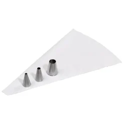 Tala Sprøjtesæt med 3 åbne tyller og sprøjtepose Hot