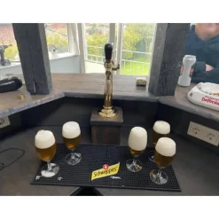 Tappetårn, baby svanehals model, 1-line, messing Outlet