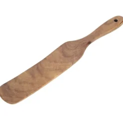 Stegepaletter>Teaktræsspade Husholdnings Træ Stegeskovl Køkkenredskaber 33,5x5 cm