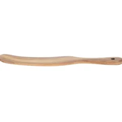 Teaktræsspatel til hjemmelavet madlavning i træ, stegeskovl i fødevarekvalitet, til køkkenudstyr, 26,5 x 3,5 cm Clearance