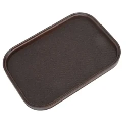 Tebakke Bambus træ serveringsbakke Stor plads japansk minimalistisk vintage serveringsbræt til te Dessert Mad Middag Rektangulær