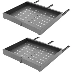 Telescopisk Skuffe, Moderne Design, Justerbar Længde 12,6-20,4 tommer,2Pcs Grå Sale