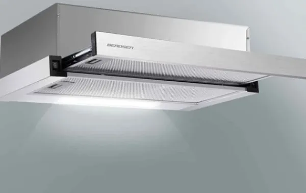 Viking Choice Teleskopisk emhætte 50x16 cm - Rustfrit stål - Udtrækkelig New