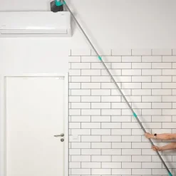 Teleskopisk kost til støv og spindelvæv, trekantet, 140-327 cm Hot