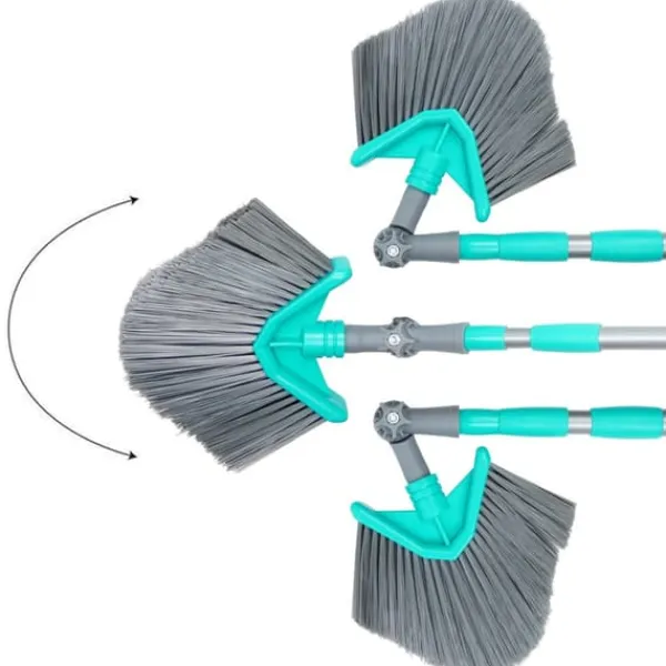 Teleskopisk kost til støv og spindelvæv, trekantet, 140-327 cm Hot