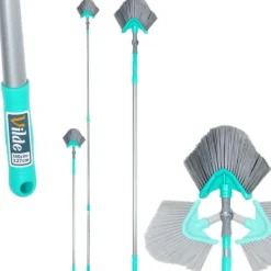 Teleskopisk kost til støv og spindelvæv, trekantet, 140-327 cm Hot