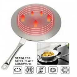 TILPASNINGSPUDE TIL INDUKTIONSKOGEPLADER KH-1710 28cm New