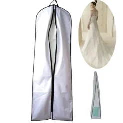 Vasketøjsudstyr>Tøjpose til opbevaring og transport af brudekjole