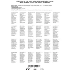 Vinflaskeholdere>Tællerdisplay til bærbare flasker 4