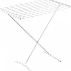 Vasketøjsudstyr>Tomado Metaltex foldbart tørrestativ Como 8M hvid