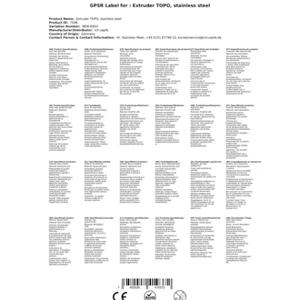 Flaskepropper>TOPO pourer