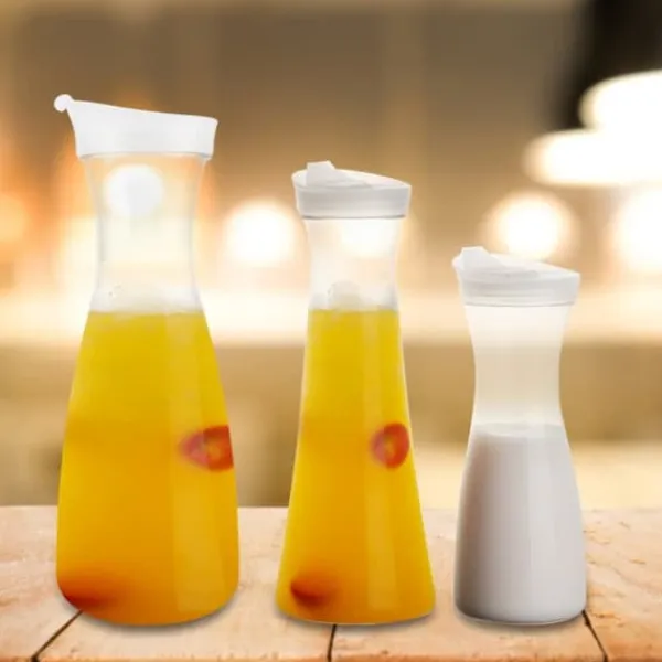 Transparent akryl juiceflaske - 1000 ml, iskold vandkande til bar og hjemmebrug Hot