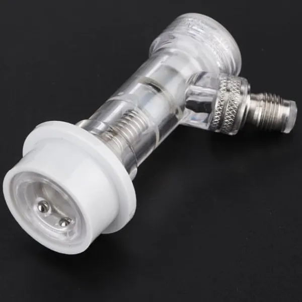 Ølhaner>Transparent kuglelås-tøndeafbryder med indvendig kontraventil Øltøndeforbindelsestilbehør