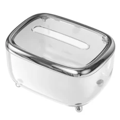 Transparent tissueboks med fast låg - kreativ og enkel papiropbevaringsorganisator Discount