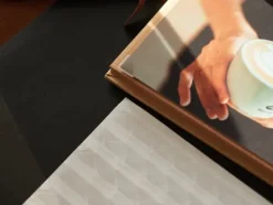 TRANSPARENTE fotohjørner + hvid baggrund x102 Sale