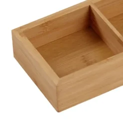 træbakke med 3 rum til hot pot og sushirestauranter Online