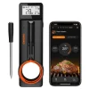 Køkkentermometre>Trådløs BBQ-termometer, Bluetooth 5.4-forbindelse, ultratynd probe,INT-21-B