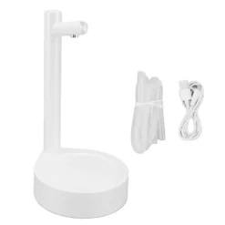 Drikkevareautomater>Trådløs vandflaskepumpe Aftagelig automatisk vanddispenser Bærbar vandpumpe Dispenser til hjemmekøkken Kontor Hvid