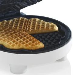 Trebs Vaffeljern hjerteformet Hvid Hot