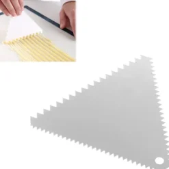 Trekantet konfektureskraber, TAKKET, rustfrit stål, 110x110mm - HENDI 554227 Hot