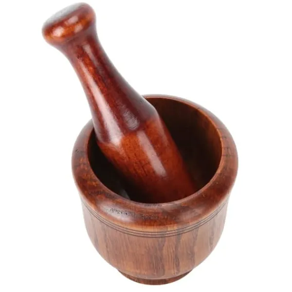 Trækrydderikværn og morter og stødersæt Hot