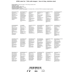 Tud, tud med prop - SAVE STOP New