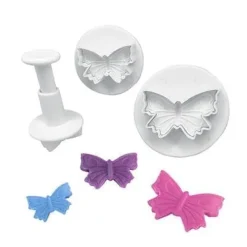 Udstikkere, forme, udstikker med stempel, BUTTERFLIES, 3 stk. Sale