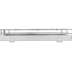 Udtrækkelig skabsorganisator, 30,5x43,2 cm, sølv, opbevaring i forkromet stål Clearance
