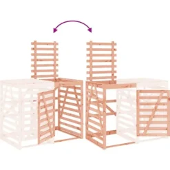 Udvidelse til skraldespandsskjuler i massivt douglasgran | Farve: Natur | Størrelse: Standard Sale